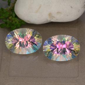 自然派の商品を探す 10.75ct マルチカラー ミスティッククォーツ 宝石, オーバルカット, ブラジル からGemSelectで. 在庫あり、世界各国へ発送!