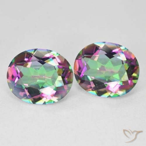 Shop natural 9.09ct マルチカラー ミスティッククォーツ gems, 楕円形, from ブラジル at GemSelect. In stock, global shipping!