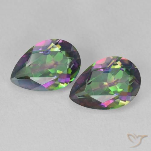 Shop natural 3.84ct マルチカラー ミスティッククォーツ gems, 洋梨の形, from ブラジル at GemSelect. In stock, global shipping!