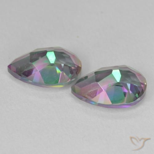 Shop natural 3.84ct マルチカラー ミスティッククォーツ gems, 洋梨の形, from ブラジル at GemSelect. In stock, global shipping!