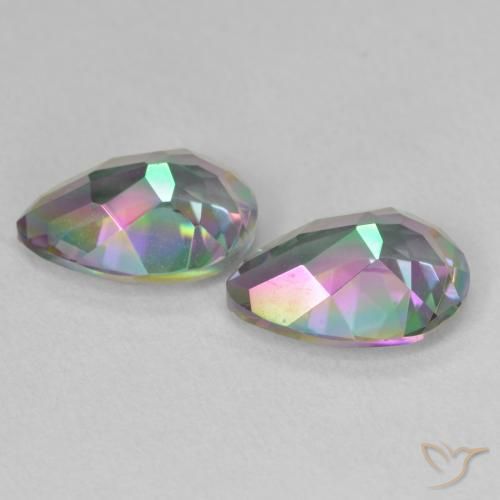 Shop natural 3.66ct マルチカラー ミスティッククォーツ gems, 洋梨の形, from ブラジル at GemSelect. In stock, global shipping!