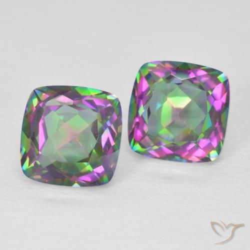 Shop natural 3.22ct マルチカラー ミスティッククォーツ gems, クッション, from ブラジル at GemSelect. In stock, global shipping!