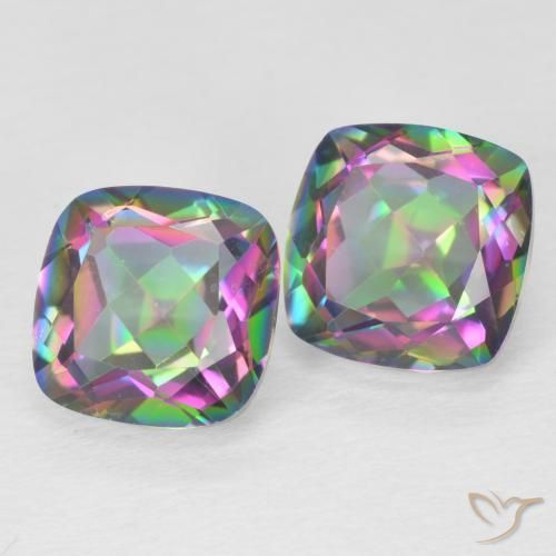 Shop natural 4.33ct マルチカラー ミスティッククォーツ gems, クッション, from ブラジル at GemSelect. In stock, global shipping!