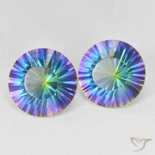 Shop natural 3.32ct マルチカラーブルー ミスティッククォーツ gems, ラウンド, from ブラジル at GemSelect. In stock, global shipping!
