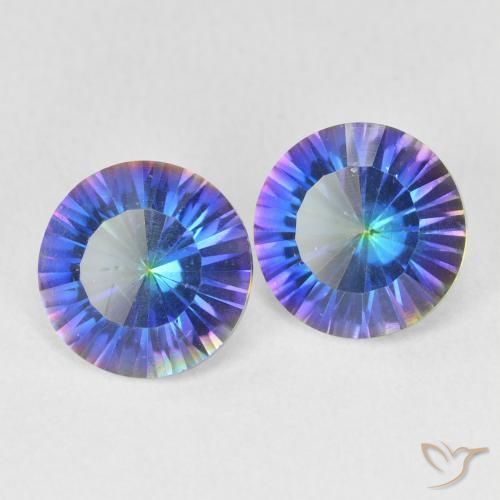 Shop natural 3.29ct マルチカラーブルー ミスティッククォーツ gems, ラウンド, from ブラジル at GemSelect. In stock, global shipping!