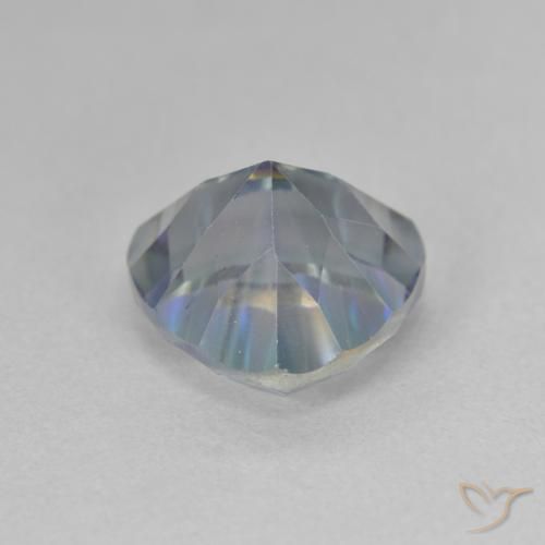 3.50カラットの天然マルチカラーブルーミスティッククォーツ、トリリオン、VS