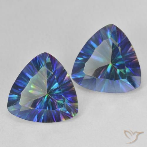 Shop natural 6.07ct マルチカラーブルー ミスティッククォーツ gems, トリリオン, from ブラジル at GemSelect. In stock, global shipping!