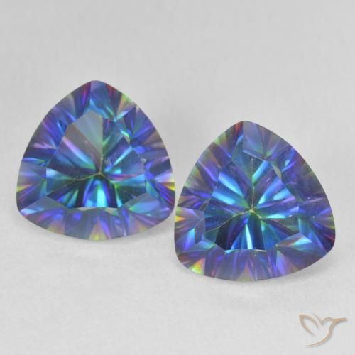 Shop natural 5.19ct マルチカラーブルー ミスティッククォーツ gems, トリリオン, from ブラジル at GemSelect. In stock, global shipping!