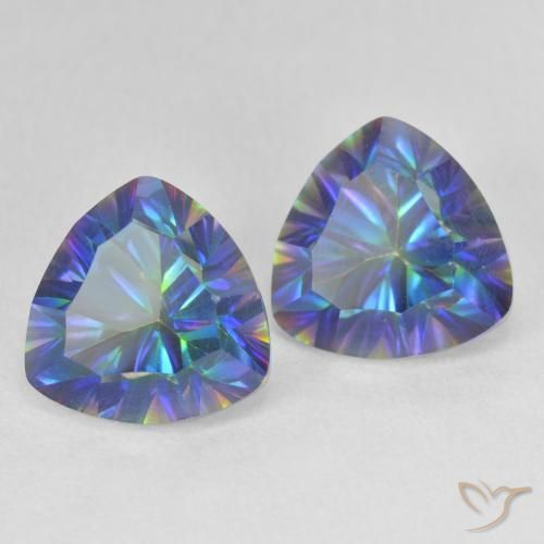 Shop natural 5.19ct マルチカラーブルー ミスティッククォーツ gems, トリリオン, from ブラジル at GemSelect. In stock, global shipping!
