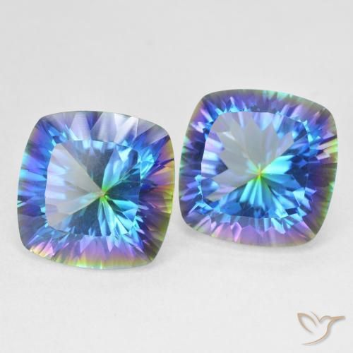 Shop natural 13.12ct マルチカラー ミスティッククォーツ gems, クッション, from ブラジル at GemSelect. In stock, global shipping!