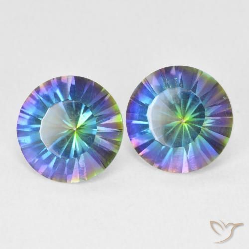 Shop natural 3.19ct マルチカラーブルー ミスティッククォーツ gems, ラウンド, from ブラジル at GemSelect. In stock, global shipping!