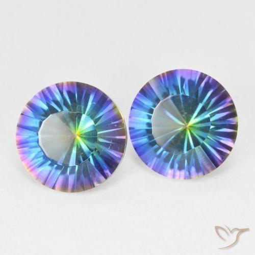Shop natural 3.37ct マルチカラーブルー ミスティッククォーツ gems, ラウンド, from ブラジル at GemSelect. In stock, global shipping!