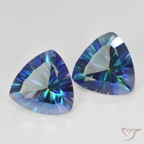 Shop natural 5.94ct マルチカラーブルー ミスティッククォーツ gems, トリリオン, from ブラジル at GemSelect. In stock, global shipping!