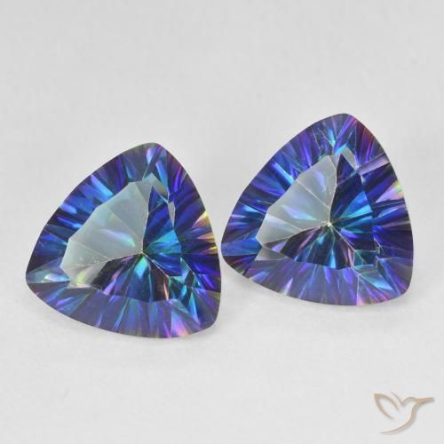 Shop natural 6.10ct マルチカラーブルー ミスティッククォーツ gems, トリリオン, from ブラジル at GemSelect. In stock, global shipping!