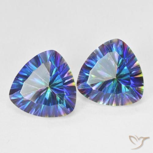 Shop natural 5.94ct マルチカラーブルー ミスティッククォーツ gems, トリリオン, from ブラジル at GemSelect. In stock, global shipping!