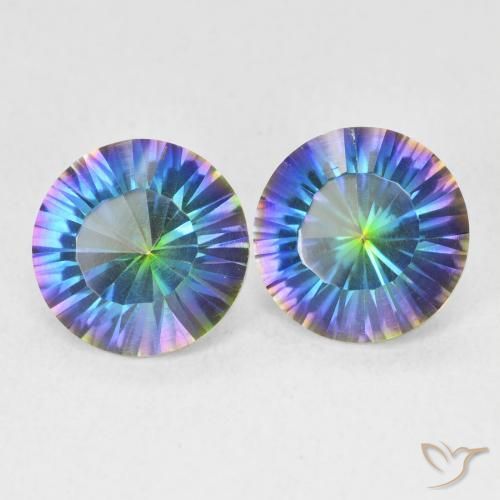 Shop natural 3.24ct マルチカラーブルー ミスティッククォーツ gems, ラウンド, from ブラジル at GemSelect. In stock, global shipping!
