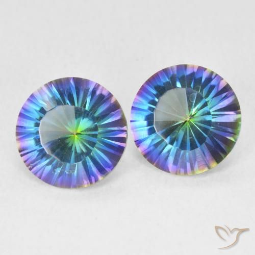Shop natural 3.26ct マルチカラーブルー ミスティッククォーツ gems, ラウンド, from ブラジル at GemSelect. In stock, global shipping!
