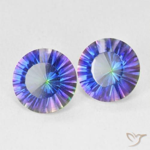 Shop natural 3.46ct マルチカラーブルー ミスティッククォーツ gems, ラウンド, from ブラジル at GemSelect. In stock, global shipping!
