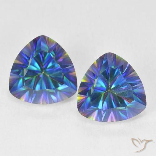 Shop natural 5.35ct マルチカラーブルー ミスティッククォーツ gems, トリリオン, from ブラジル at GemSelect. In stock, global shipping!