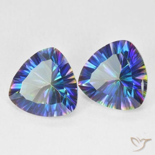 Shop natural 6.06ct マルチカラーブルー ミスティッククォーツ gems, トリリオン, from ブラジル at GemSelect. In stock, global shipping!