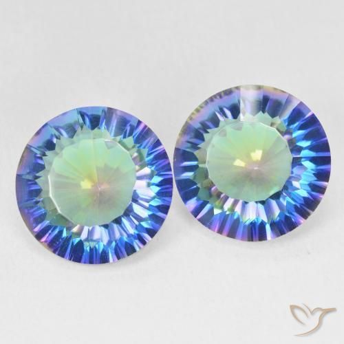 Shop natural 10.50ct マルチカラーブルー ミスティッククォーツ gems, ラウンド, from ブラジル at GemSelect. In stock, global shipping!