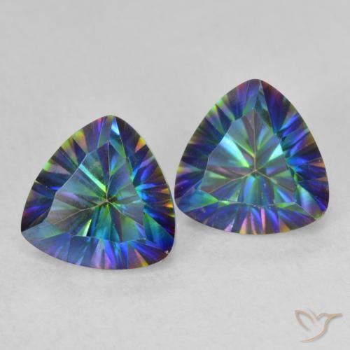 Shop natural 2.28ct マルチカラーブルー ミスティッククォーツ gems, トリリオン, from ブラジル at GemSelect. In stock, global shipping!