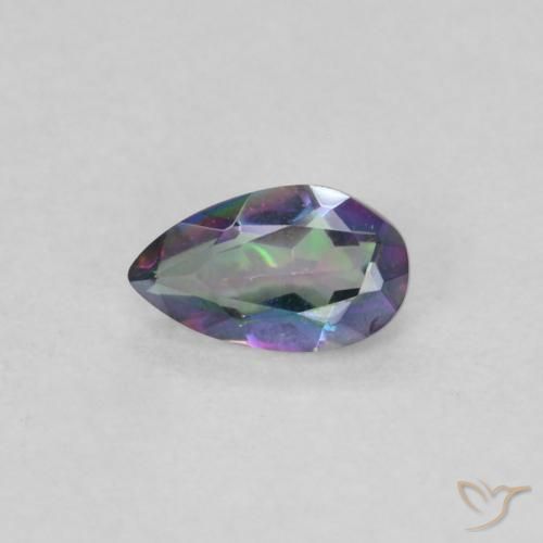 0.18 ct ルース ペアカット ミスティック クォーツ、5.1 x 3 mm、ブラジル産, Photo A