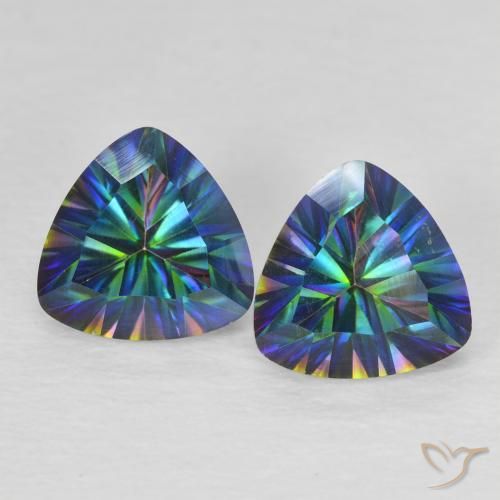 Shop natural 2.25ct マルチカラーブルー ミスティッククォーツ gems, トリリオン, from ブラジル at GemSelect. In stock, global shipping!