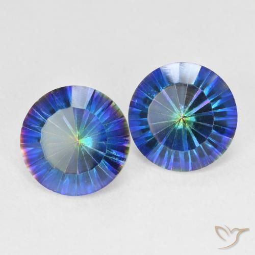 Shop natural 4.68ct マルチカラーブルー ミスティッククォーツ gems, ラウンド, from ブラジル at GemSelect. In stock, global shipping!