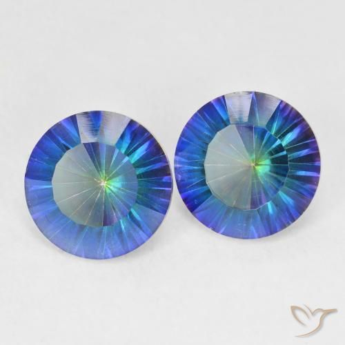Shop natural 4.87ct マルチカラーブルー ミスティッククォーツ gems, ラウンド, from ブラジル at GemSelect. In stock, global shipping!