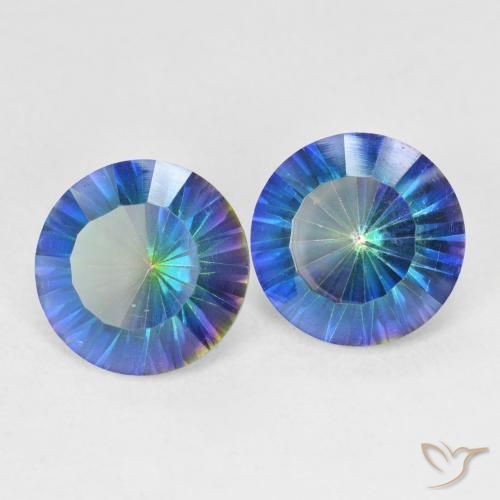 Shop natural 4.77ct マルチカラーブルー ミスティッククォーツ gems, ラウンド, from ブラジル at GemSelect. In stock, global shipping!