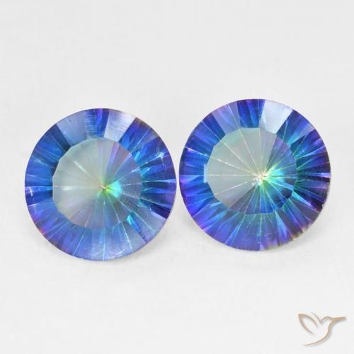 Shop natural 4.85ct マルチカラーブルー ミスティッククォーツ gems, ラウンド, from ブラジル at GemSelect. In stock, global shipping!