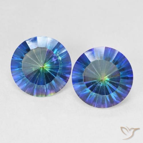 Shop natural 4.62ct マルチカラーブルー ミスティッククォーツ gems, ラウンド, from ブラジル at GemSelect. In stock, global shipping!