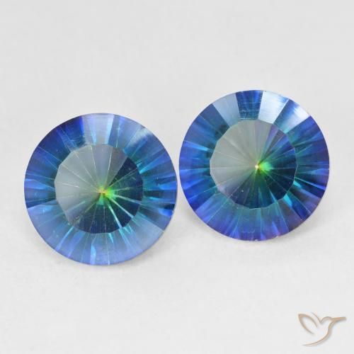 Shop natural 4.97ct マルチカラーブルー ミスティッククォーツ gems, ラウンド, from ブラジル at GemSelect. In stock, global shipping!