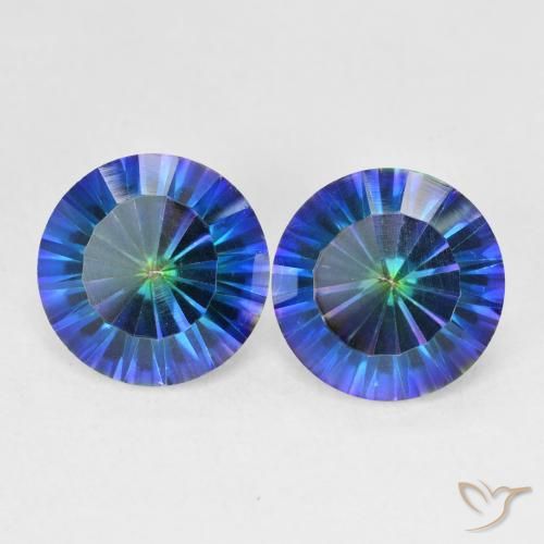 Shop natural 4.78ct マルチカラーブルー ミスティッククォーツ gems, ラウンド, from ブラジル at GemSelect. In stock, global shipping!