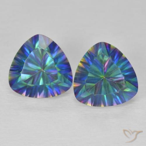 Shop natural 3.69ct マルチカラーブルー ミスティッククォーツ gems, トリリオン, from ブラジル at GemSelect. In stock, global shipping!