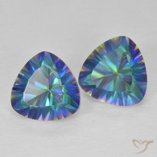 Shop natural 3.69ct マルチカラーブルー ミスティッククォーツ gems, トリリオン, from ブラジル at GemSelect. In stock, global shipping!