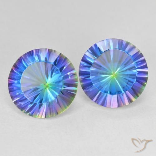 Shop natural 7.01ct マルチカラーブルー ミスティッククォーツ gems, ラウンド, from ブラジル at GemSelect. In stock, global shipping!