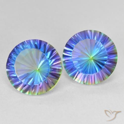 Shop natural 7.37ct マルチカラーブルー ミスティッククォーツ gems, ラウンド, from ブラジル at GemSelect. In stock, global shipping!