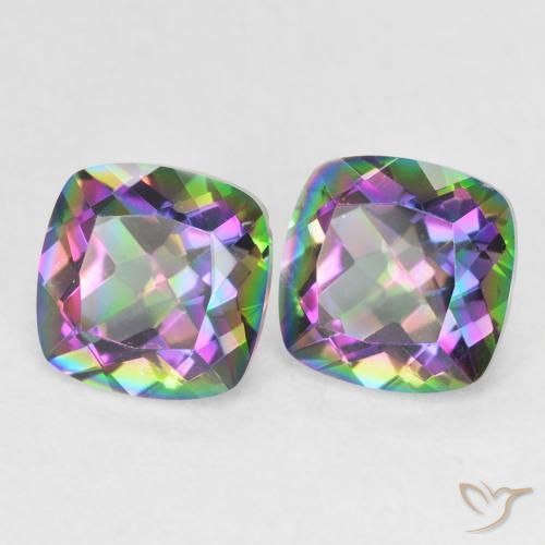 Shop natural 2.78ct マルチカラー ミスティッククォーツ gems, クッション, from ブラジル at GemSelect. In stock, global shipping!