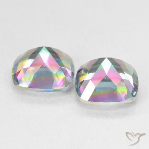 Shop natural 2.75ct マルチカラー ミスティッククォーツ gems, クッション, from ブラジル at GemSelect. In stock, global shipping!