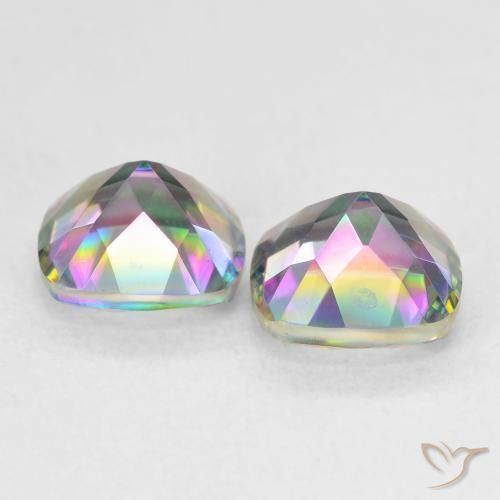 Shop natural 2.77ct マルチカラー ミスティッククォーツ gems, クッション, from ブラジル at GemSelect. In stock, global shipping!