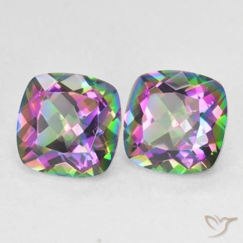 Shop natural 2.76ct マルチカラー ミスティッククォーツ gems, クッション, from ブラジル at GemSelect. In stock, global shipping!