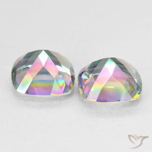 Shop natural 2.76ct マルチカラー ミスティッククォーツ gems, クッション, from ブラジル at GemSelect. In stock, global shipping!
