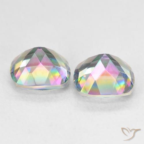 Shop natural 2.74ct マルチカラー ミスティッククォーツ gems, クッション, from ブラジル at GemSelect. In stock, global shipping!