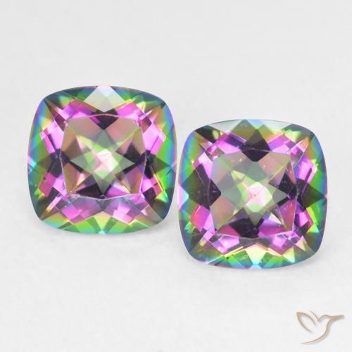 Shop natural 2.79ct マルチカラー ミスティッククォーツ gems, クッション, from ブラジル at GemSelect. In stock, global shipping!