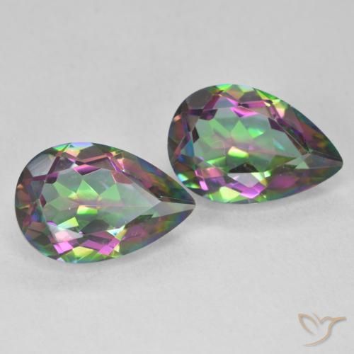 Shop natural 5.93ct マルチカラー ミスティッククォーツ gems, 洋梨の形, from ブラジル at GemSelect. In stock, global shipping!