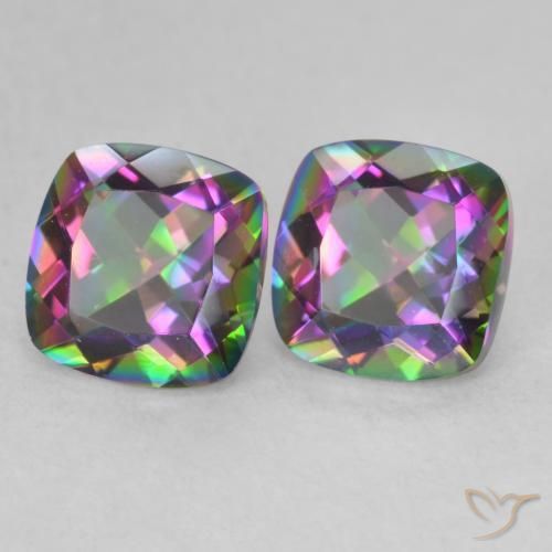 自然派の商品を探す 2.79ct マルチカラー ミスティッククォーツ 宝石, クッションカット, ブラジル からGemSelectで. 在庫あり、世界各国へ発送!