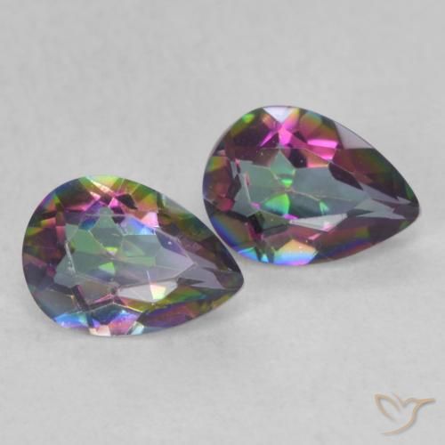 Shop natural 1.24ct マルチカラー ミスティッククォーツ gems, 洋梨の形, from ブラジル at GemSelect. In stock, global shipping!