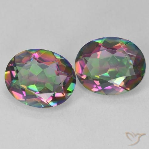 Shop natural 5.93ct マルチカラー ミスティッククォーツ gems, 楕円形, from ブラジル at GemSelect. In stock, global shipping!